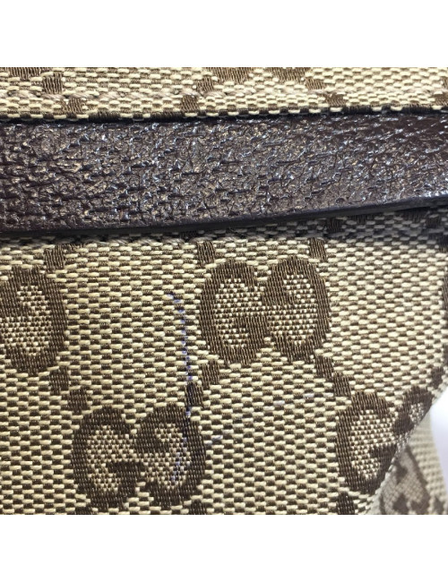 Ceinture banane GUCCI Tissu et cuir