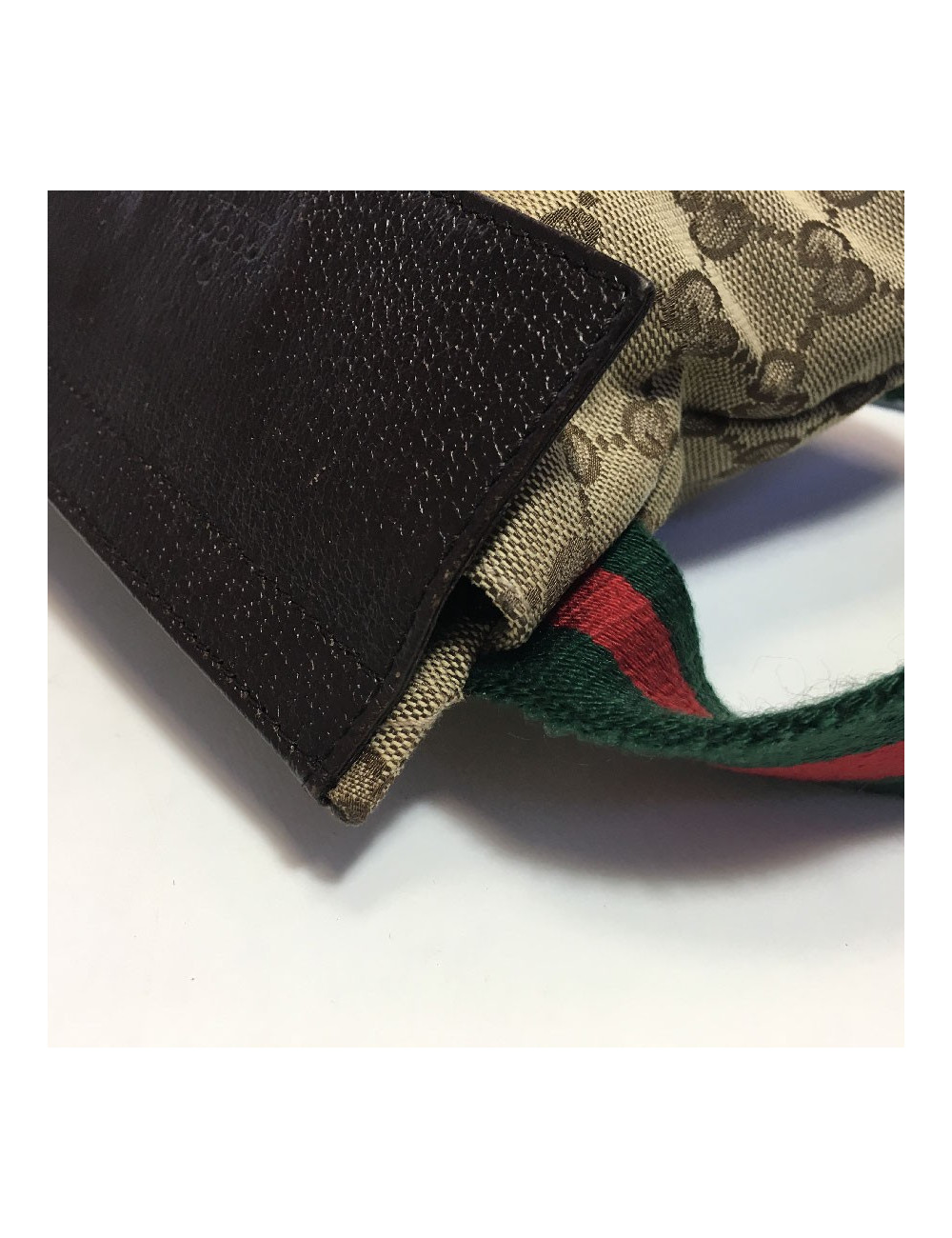 Ceinture banane GUCCI Tissu et cuir