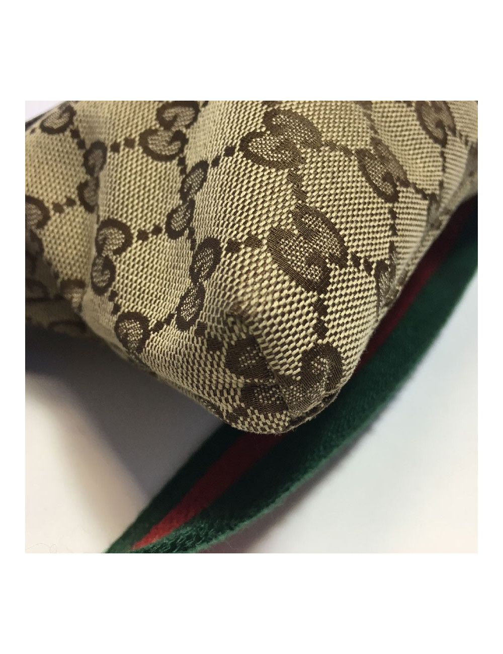 Ceinture banane GUCCI Tissu et cuir