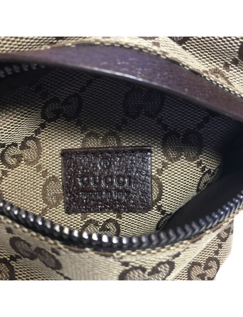 Ceinture banane GUCCI Tissu et cuir