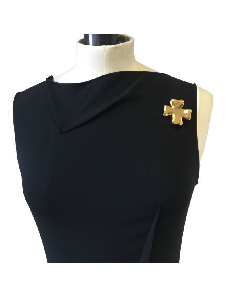 Christian Lacroix cross brooch