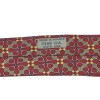 HERMÈS tie in printed fuchsia silk