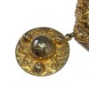 Collier CELINE vintage chaîne en métal doré
