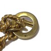 Collier CELINE vintage chaîne en métal doré