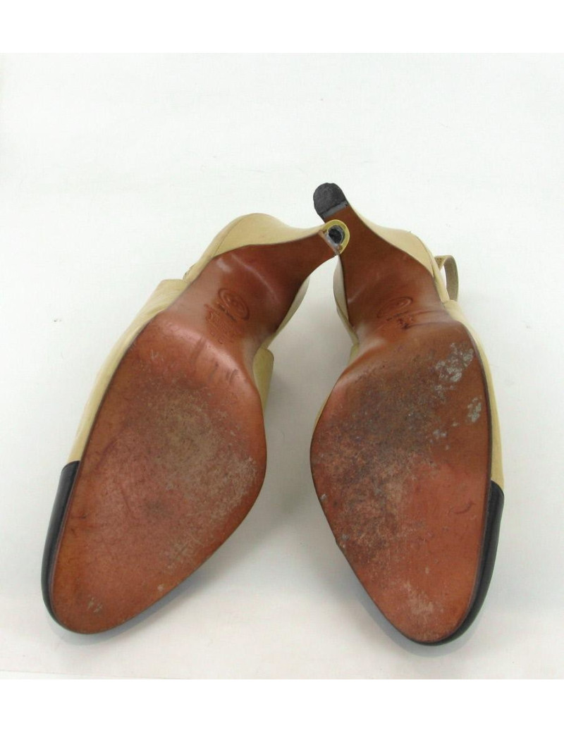 Escarpins CHANEL bicolore T39