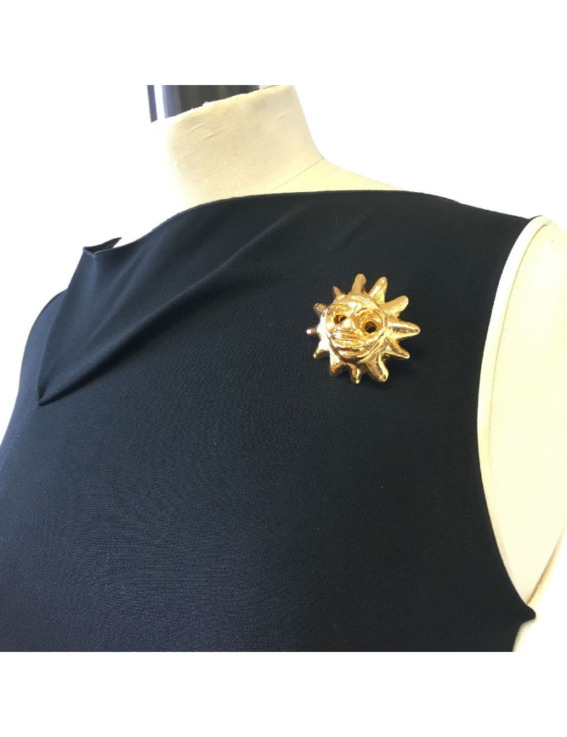 Broche CHRISTIAN LACROIX soleil vintage