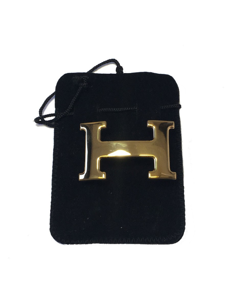 Boucle H HERMÈS dorée 32mm