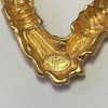 CHRISTIAN LACROIX vintage brooch in gilded metal