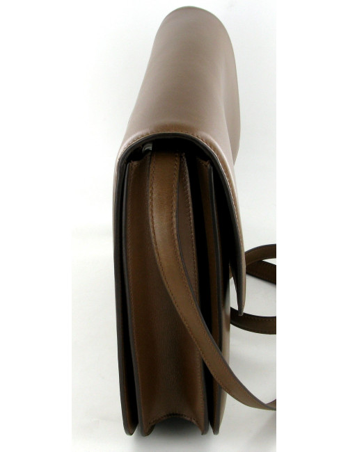 Sac CELINE "Classique Box" en cuir gold