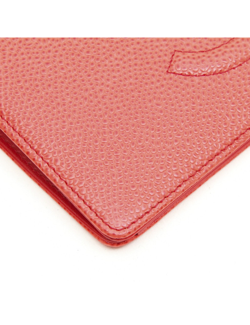 Porte cartes CHANEL corail