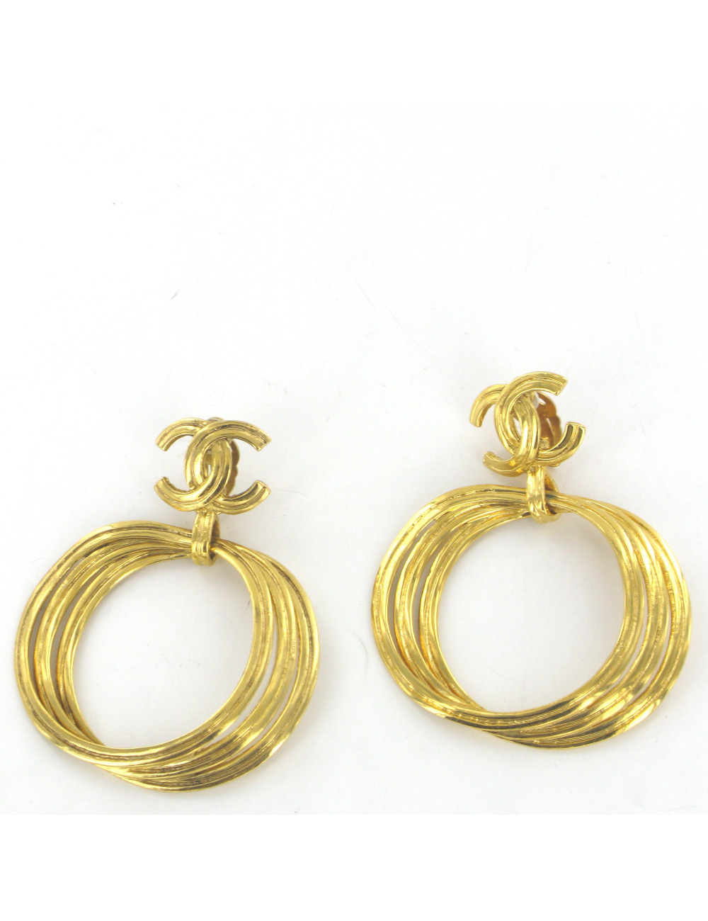 Créoles vintage CHANEL 