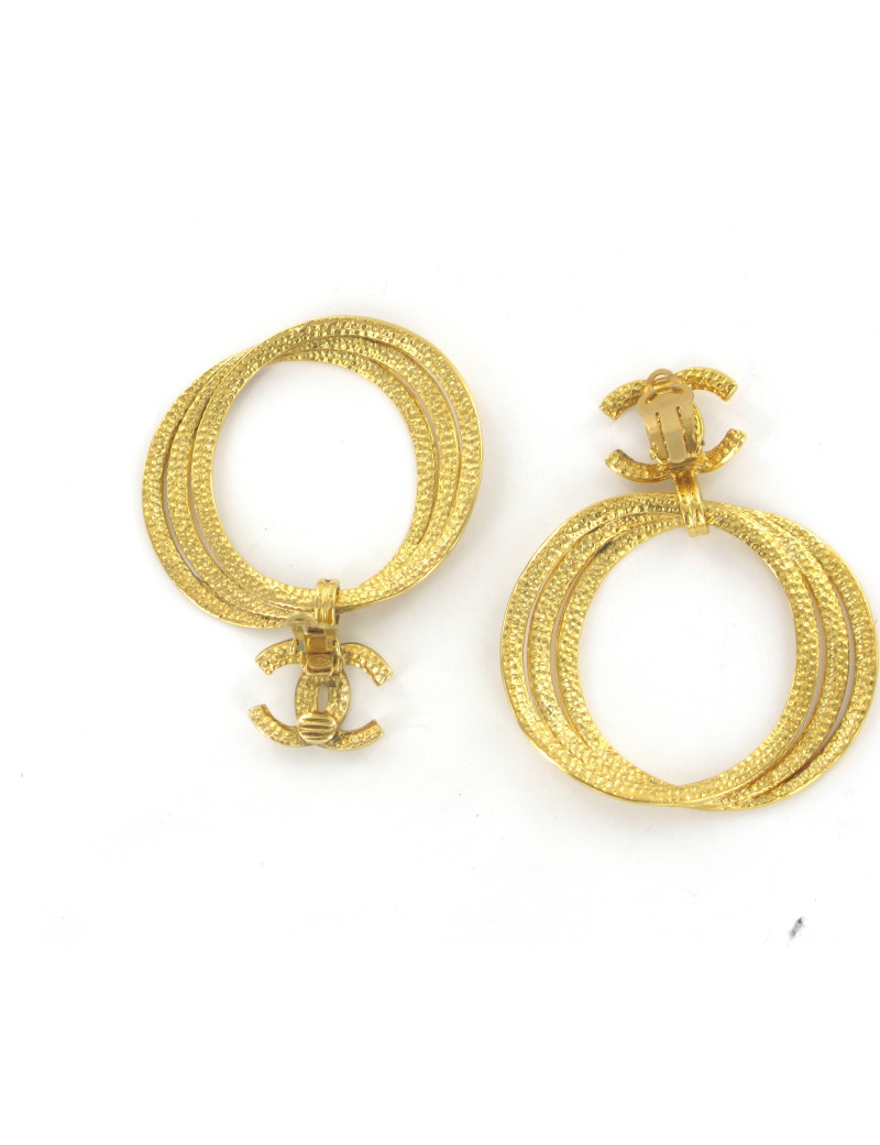 Créoles vintage CHANEL 