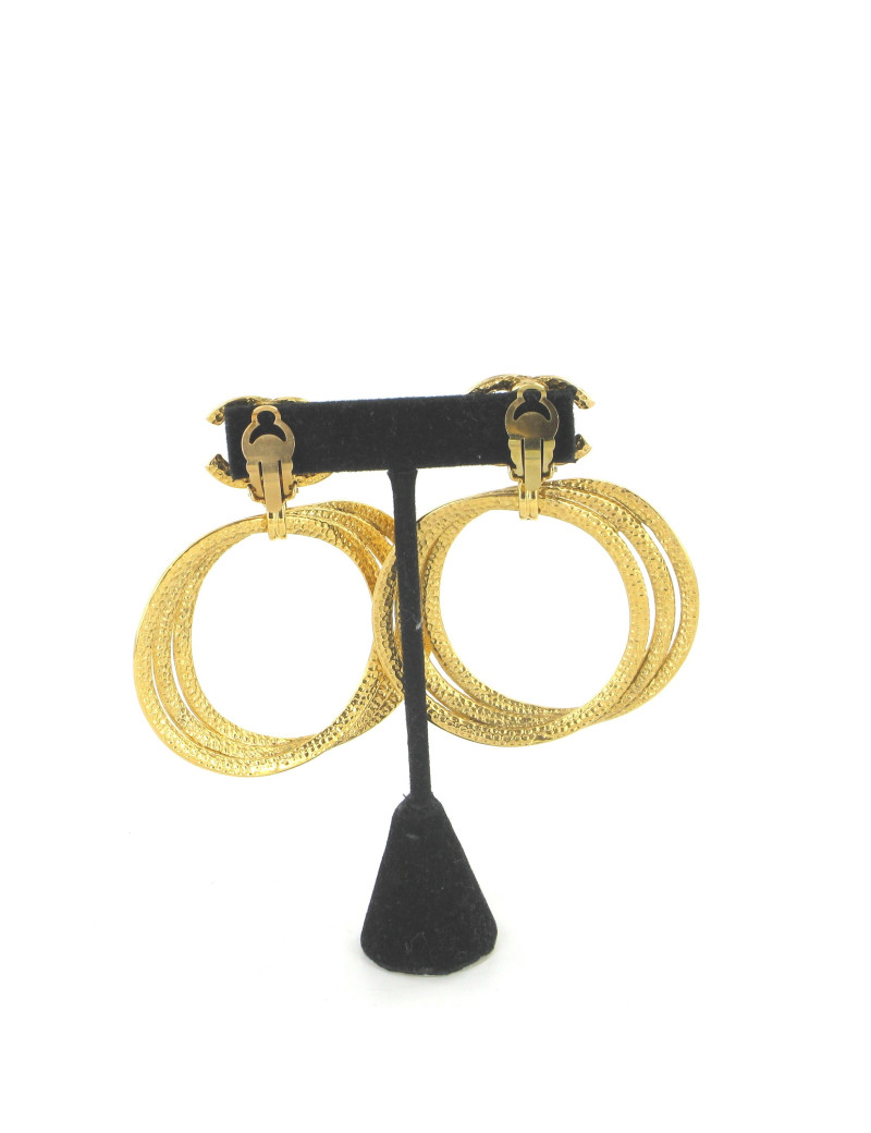 Créoles vintage CHANEL 