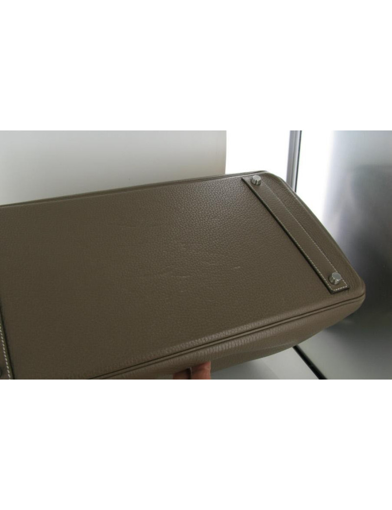 BIRKIN 40 HERMES étoupe taurillon clémence