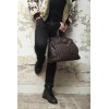 HERMES Birkin 40 bag in brown taurillon clémence leather