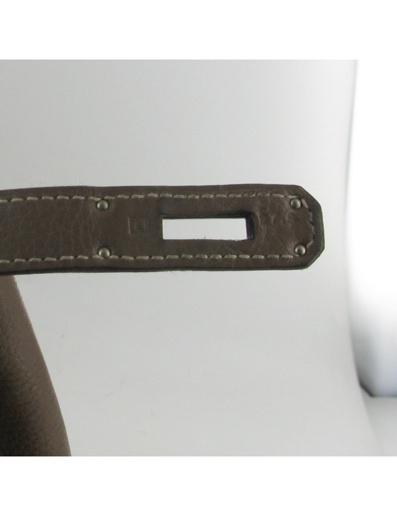 BIRKIN 40 HERMES étoupe taurillon clémence