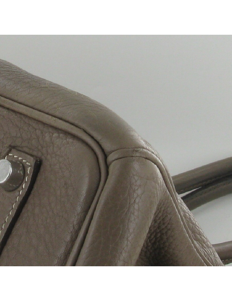 BIRKIN 40 HERMES étoupe taurillon clémence