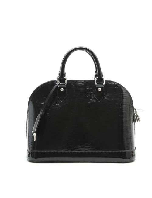 Sac Alma LOUIS VUITTON verni noir
