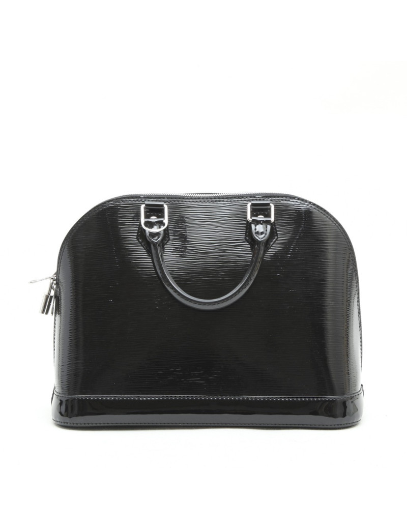 Sac Alma LOUIS VUITTON verni noir