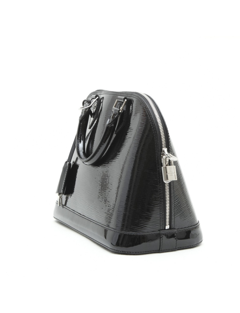 Sac Alma LOUIS VUITTON verni noir