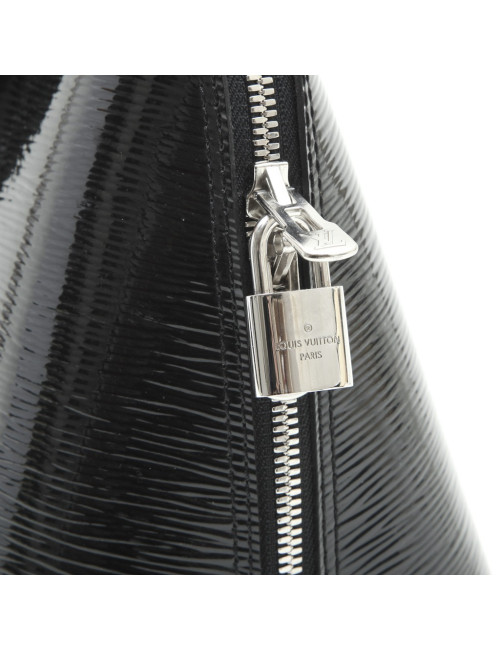 Sac Alma LOUIS VUITTON verni noir