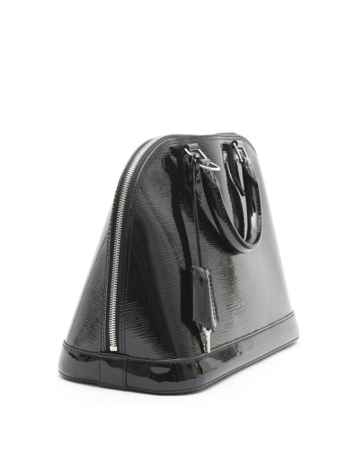 Sac Alma LOUIS VUITTON verni noir