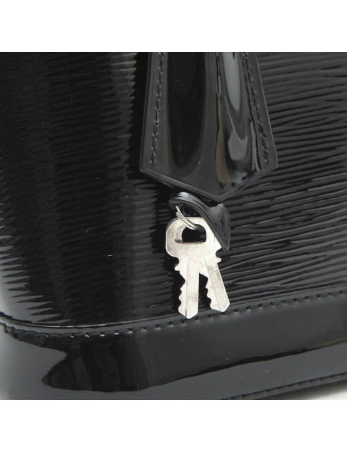 Sac Alma LOUIS VUITTON verni noir