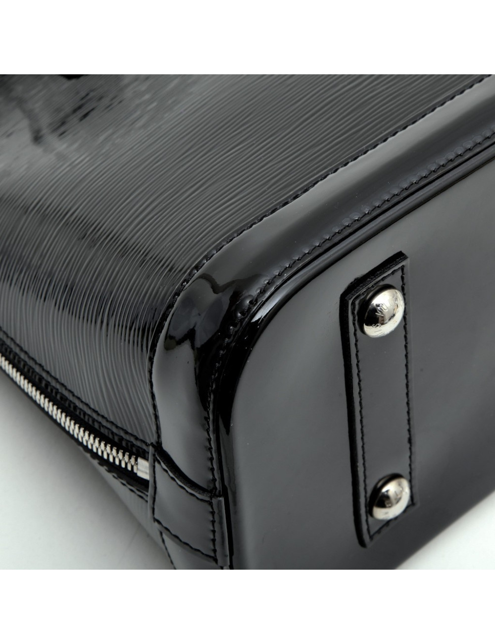 Sac Alma LOUIS VUITTON verni noir