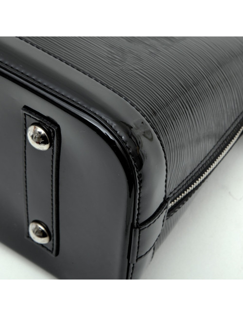 Sac Alma LOUIS VUITTON verni noir