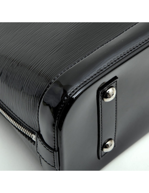 Sac Alma LOUIS VUITTON verni noir