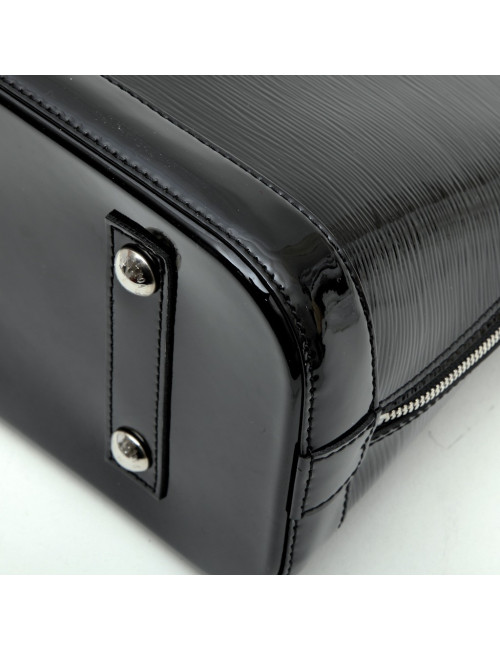Sac Alma LOUIS VUITTON verni noir