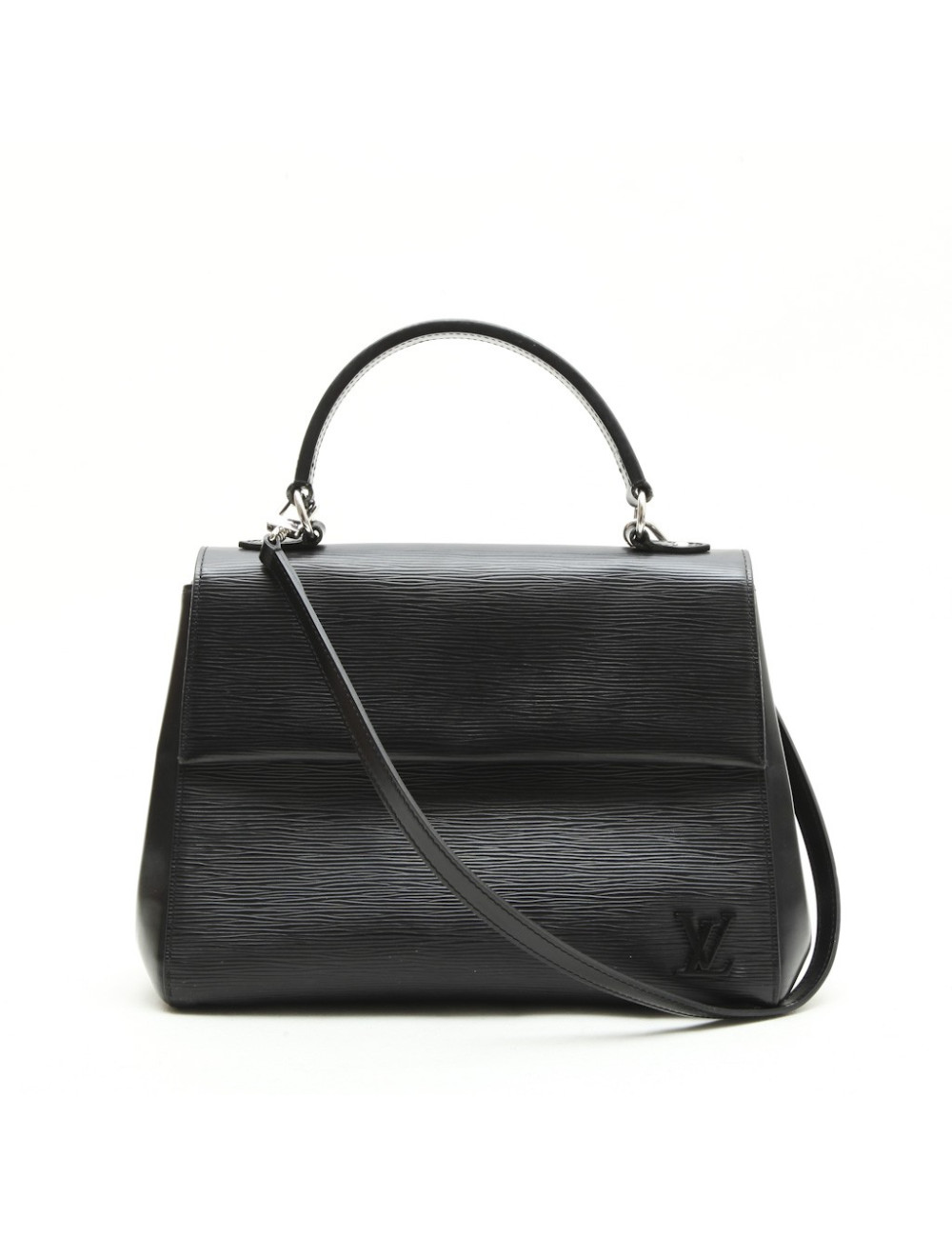 LOUIS VUITTON bag in black épi leather