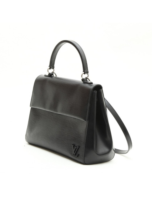 LOUIS VUITTON bag in black épi leather