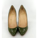 Decollete 868 green T39 patent leather LOUBOUTIN pumps