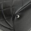 CHANEL tote bag in black grained leather