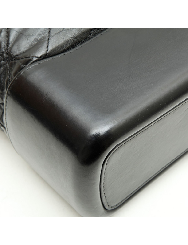 CHANEL bag 'Gabrielle Hobo' in aged black quilted leather