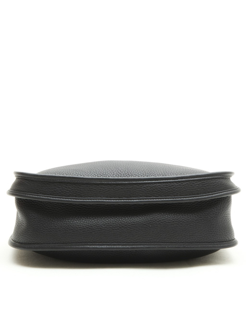 HERMES Evelyn II bag in black taurillon clémence leather