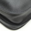 HERMES Evelyn II bag in black taurillon clémence leather