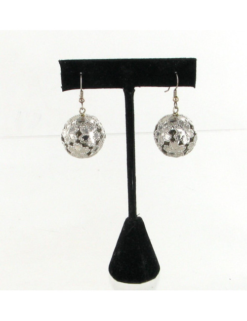 Parure MAGUERITE DE VALOIS en métal argenté