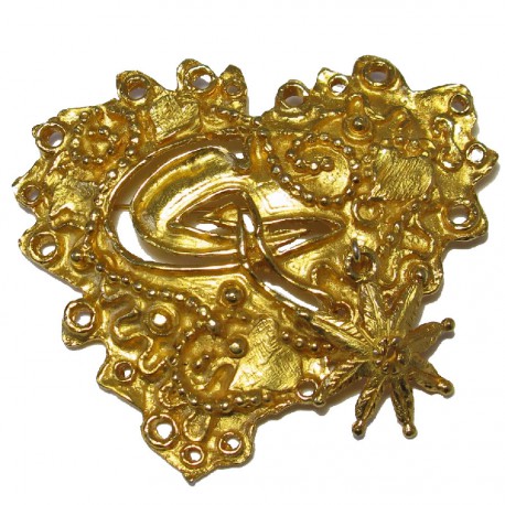 Absolutamente Conmoción alfiler Broche CHRISTIAN LACROIX en métal doré - VALOIS VINTAGE PARIS