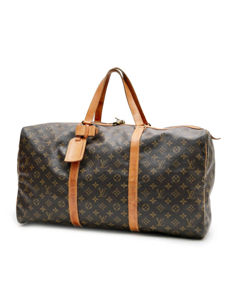 Sac de weekend LOUIS VUITTON toile monogram Vintage
