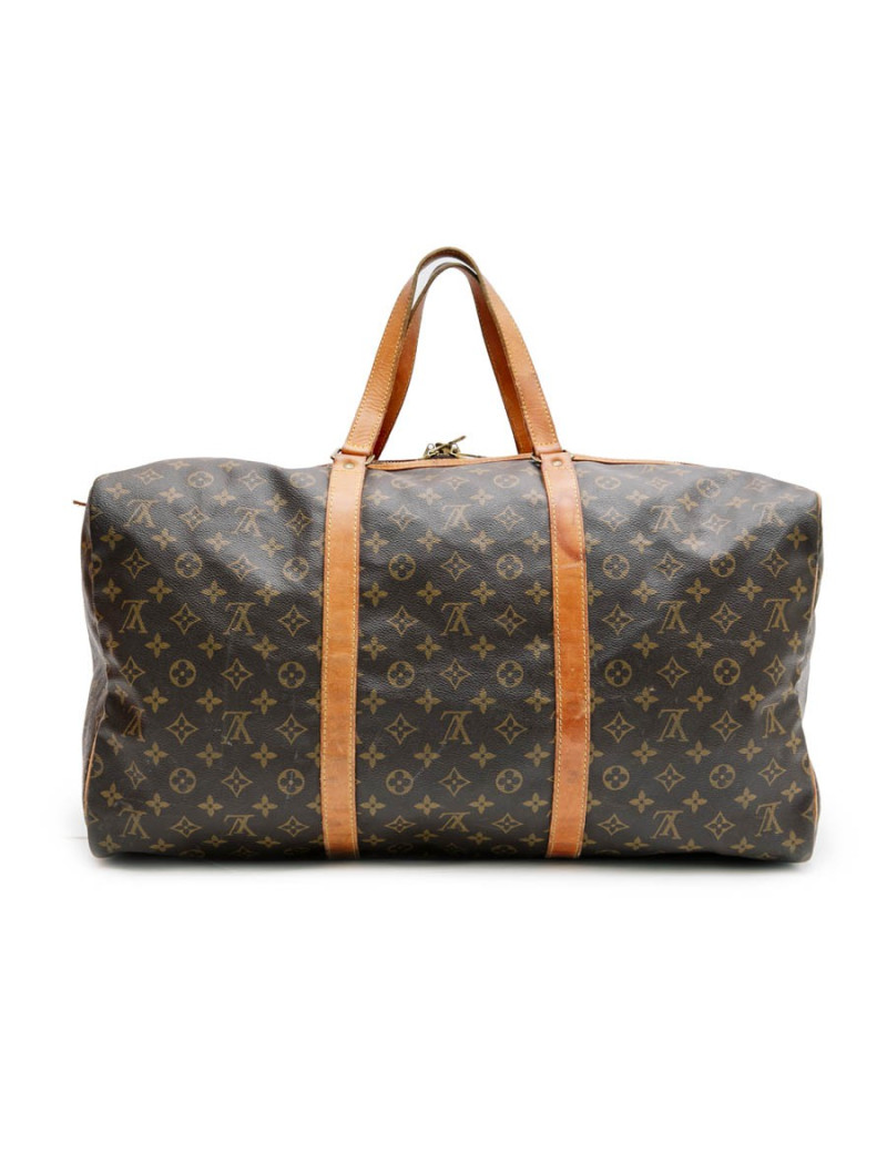Sac de weekend LOUIS VUITTON toile monogram Vintage