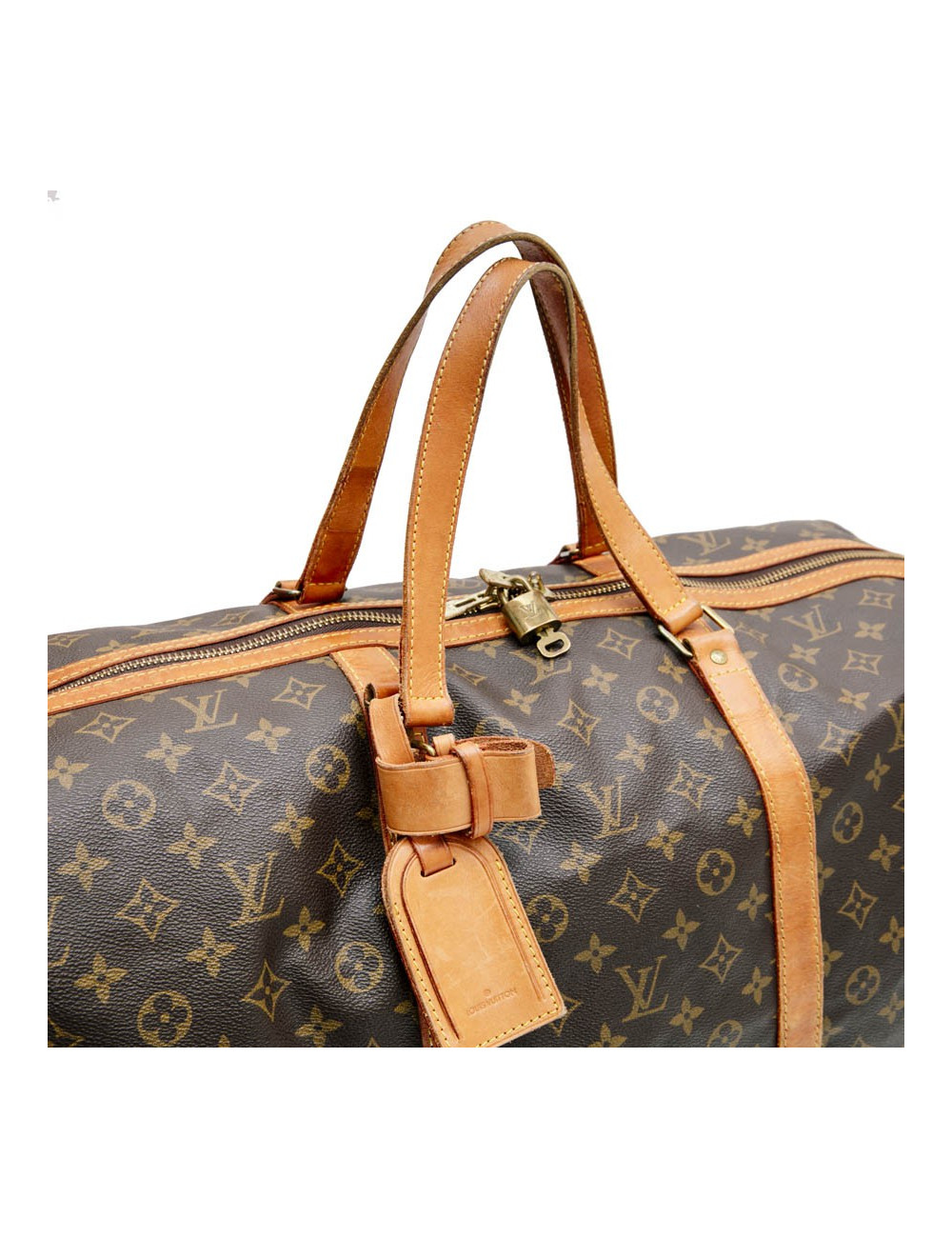 Sac de weekend LOUIS VUITTON toile monogram Vintage