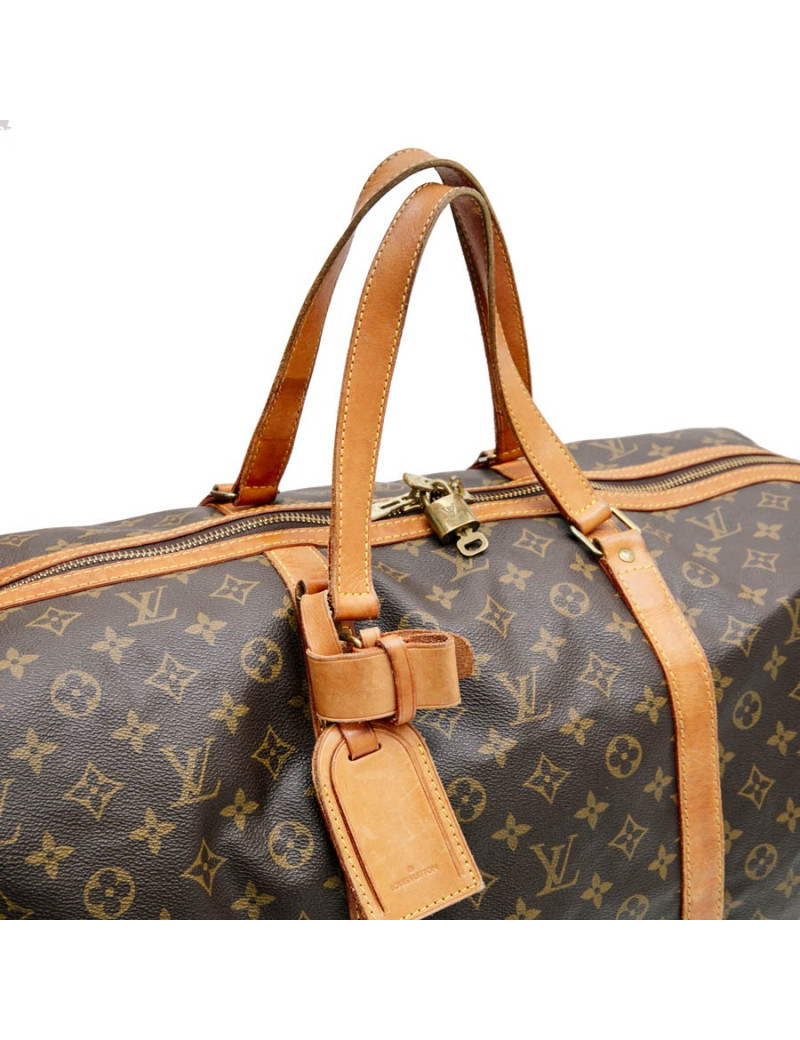 Sac de weekend LOUIS VUITTON toile monogram Vintage