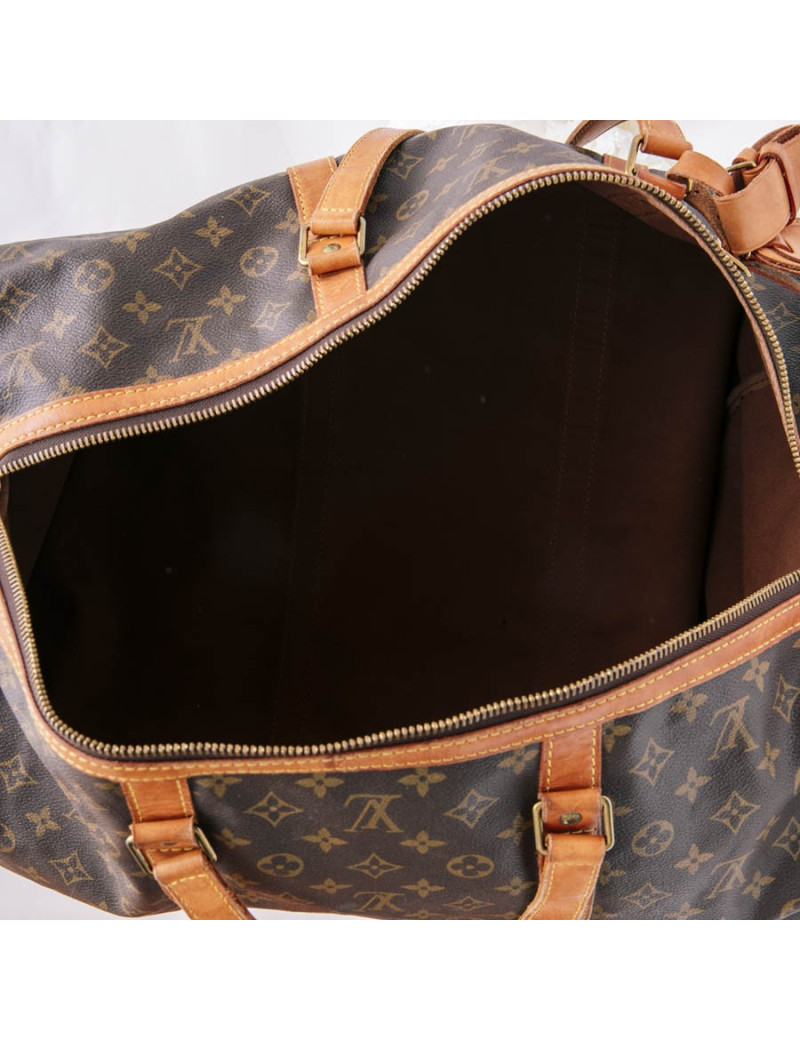 Sac de weekend LOUIS VUITTON toile monogram Vintage