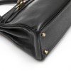 HERMES 'Kelly 28' vintage bag in black grained leather