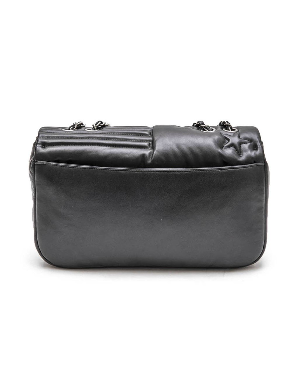 Sac "Paris Dallas" CHANEL en cuir d'agneau lisse noir