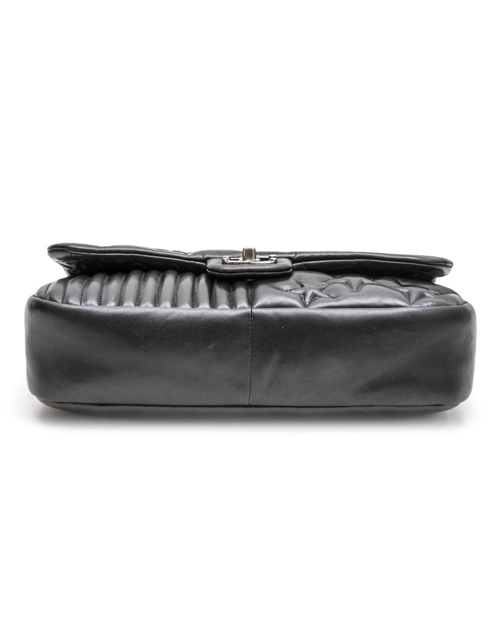 Sac "Paris Dallas" CHANEL en cuir d'agneau lisse noir