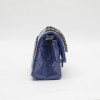 CHANEL 2.55 mini bag in blue electric grained quilted leather