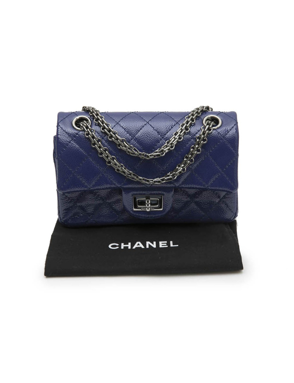 Sac CHANEL PM en cuir grainé 